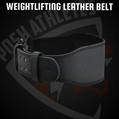 Wieght Lifting Leather Belt By Posh Athletes